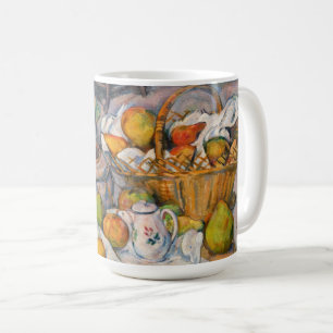 Paul Cezanne - Stillleben mit Korb Kaffeetasse