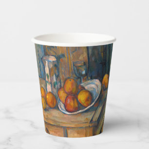 Paul Cezanne - Stillleben mit Milchkännchen und Fr Pappbecher