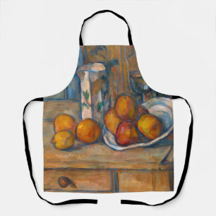 Paul Cezanne - Stillleben mit Milchkrug und Frücht Schürze