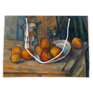 Paul Cezanne - Stillleben mit Milchsaft und Obst Große Geschenktüte