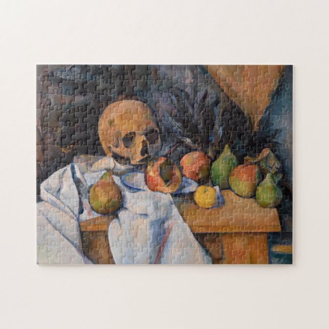 Paul Cezanne - Stillleben mit Skull (Horizontal)
