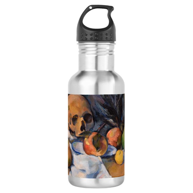 Paul Cezanne - Stillleben mit Skull Edelstahlflasche (Vorderseite)