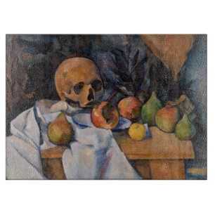 Paul Cezanne - Stillleben mit Skull Schneidebrett