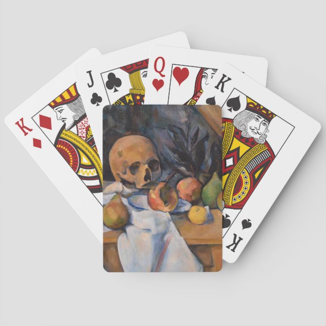 Paul Cezanne - Stillleben mit Skull Spielkarten (Rückseite)