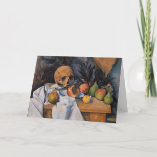 Paul Cezanne - Stillleben mit Totenkopf Karte