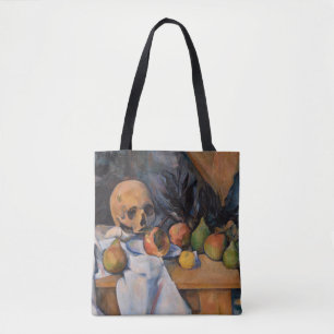 Paul Cezanne - Stillleben mit Totenkopf Tasche