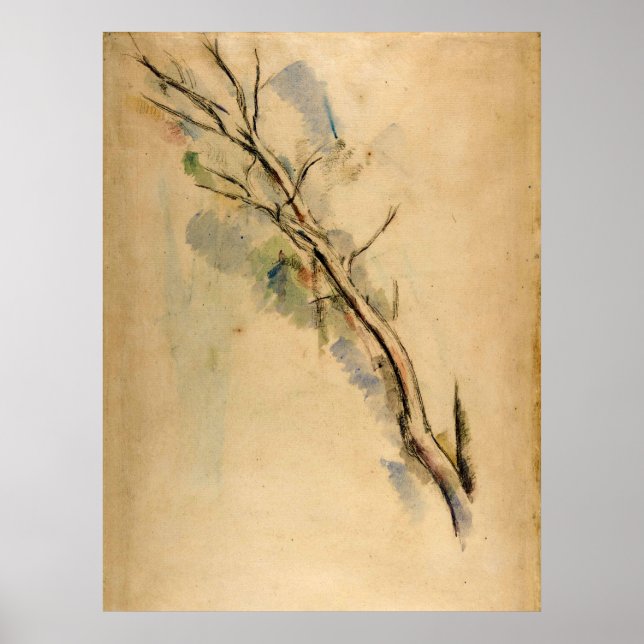 Paul Cezanne Studies of a Tree Poster (Vorne)