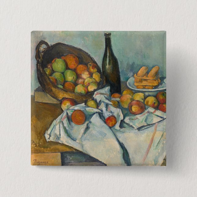 Paul Cezanne - The Basket of Apples Button (Vorderseite)