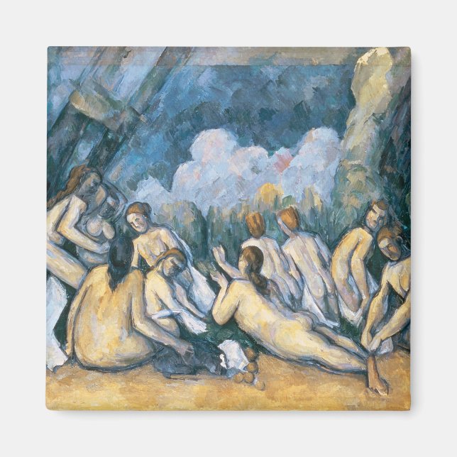 Paul Cezanne | The Large Bathers, c.1900-05 Magnet (Vorne)