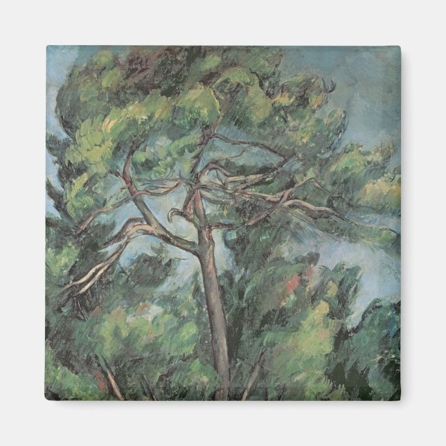 Paul Cezanne | The Large Pine, c.1889 Magnet (Vorne)