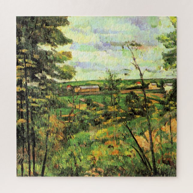 Paul Cezanne, The Valley of the Oise, (Vertikal)