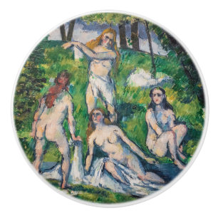 Paul Cezanne - Vier Badende Keramikknauf
