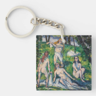 Paul Cezanne - Vier Badende Schlüsselanhänger