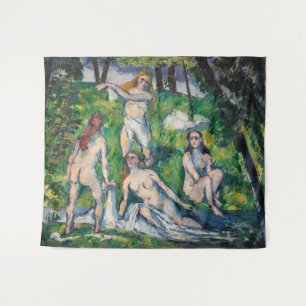 Paul Cezanne - Vier Badende Wandteppich