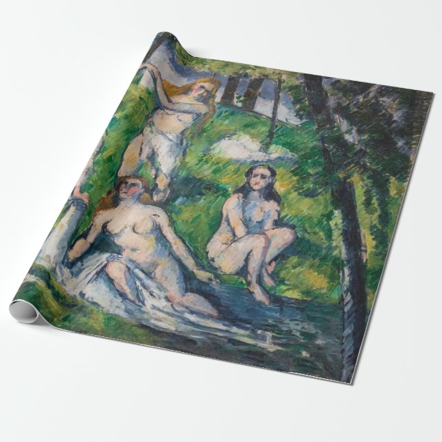 Paul Cezanne - Vier Bathers Geschenkpapier (Ungerollt)