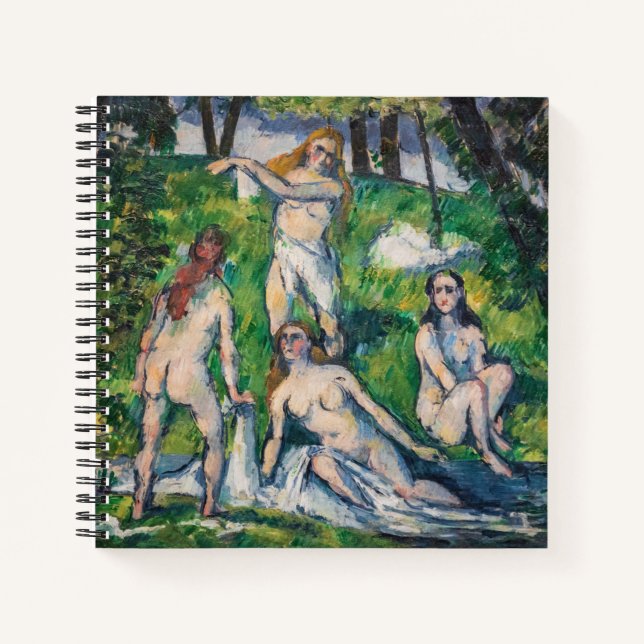 Paul Cezanne - Vier Bathers Notizbuch (Vorderseite)