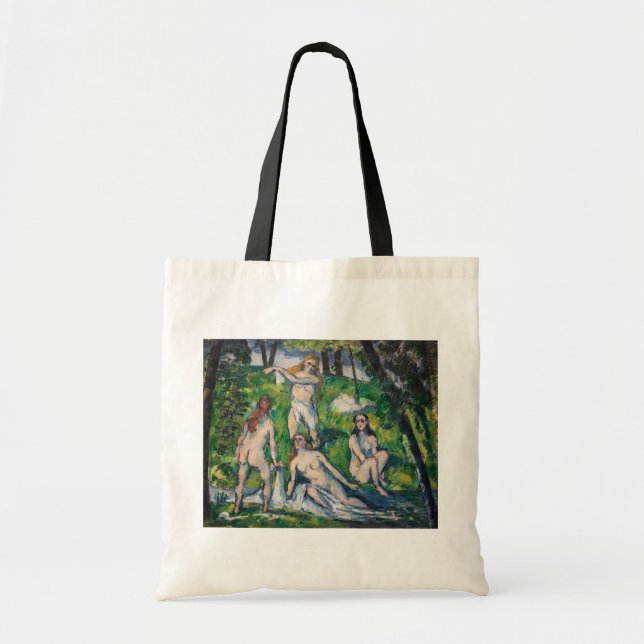 Paul Cezanne - Vier Bathers Tragetasche (Vorne)