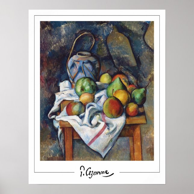 Paul Cézanne Zedign Art Poster #241 (Vorne)