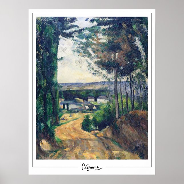Paul Cézanne Zedign Art Poster #25 (Vorne)