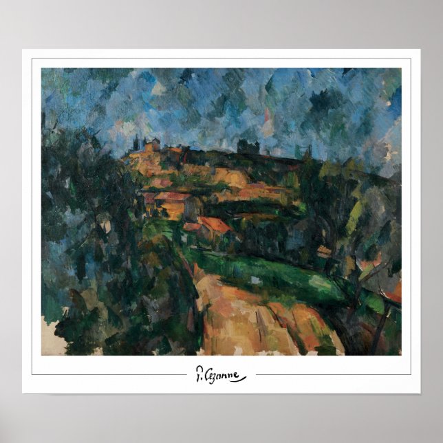Paul Cézanne Zedign Art Poster #56 (Vorne)
