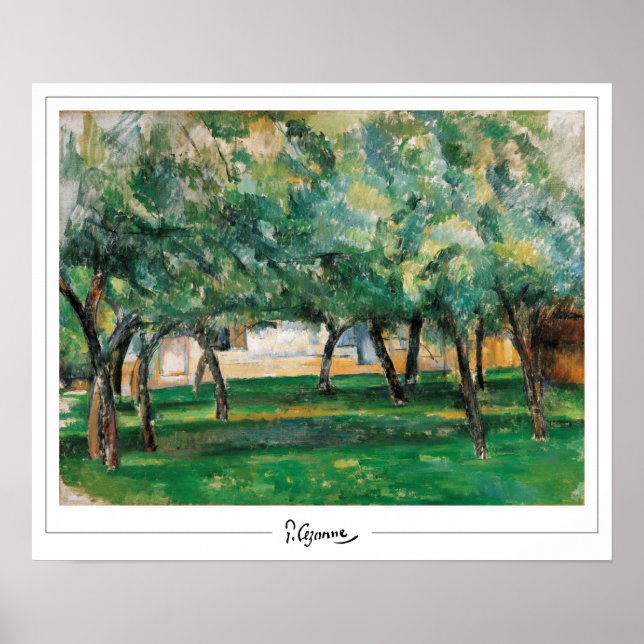 Paul Cézanne Zedign Art Poster #7 (Vorne)