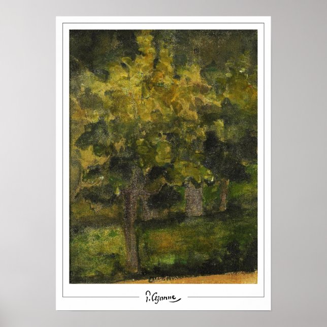 Paul Cézanne Zedign Art Poster #724 (Vorne)