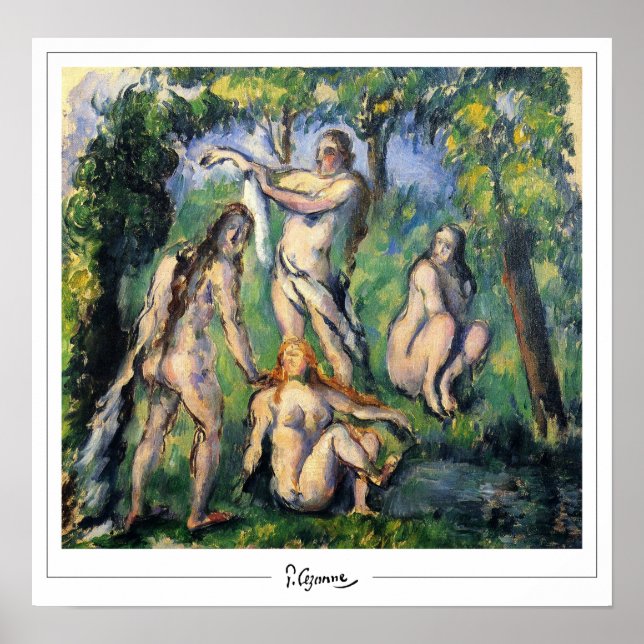 Paul Cézanne Zedign Art Poster #786 (Vorne)