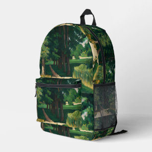 Paul Cézannes The Avenue, Green Trees Classic Bedruckter Rucksack
