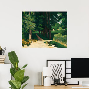 Paul Cézannes The Avenue, Green Trees Classic Poster
