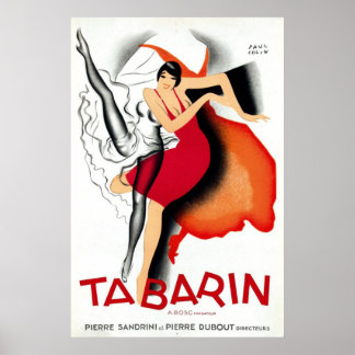 Paul Colin Tabarin | Art Deco 1920s Poster