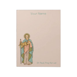 Paul der Apostel (RLS 13) 8.5"x11" Notizblock