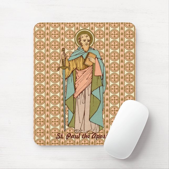Paul der Apostel (RLS 13) (Stil 2) Mousepad (Mit Mouse)