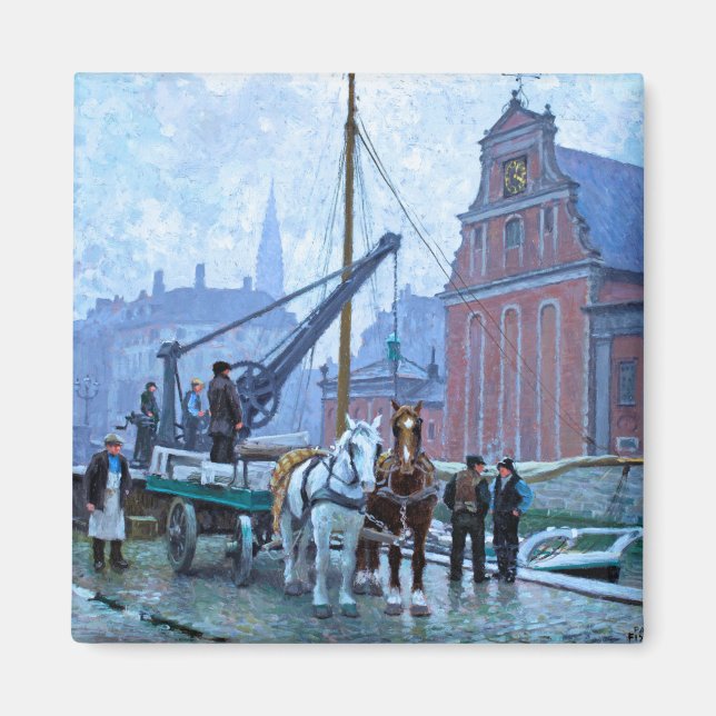 Paul Fischer The Holmen Church Copenhagen Magnet (Vorne)