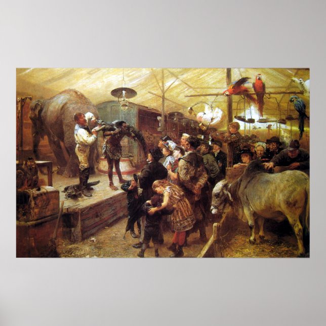 Paul Friedrich Meyerheim Menagerie Poster (Vorne)