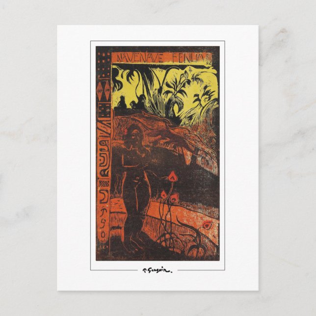 Paul Gauguin #513 - Fine Art Postcard Postkarte (Vorderseite)