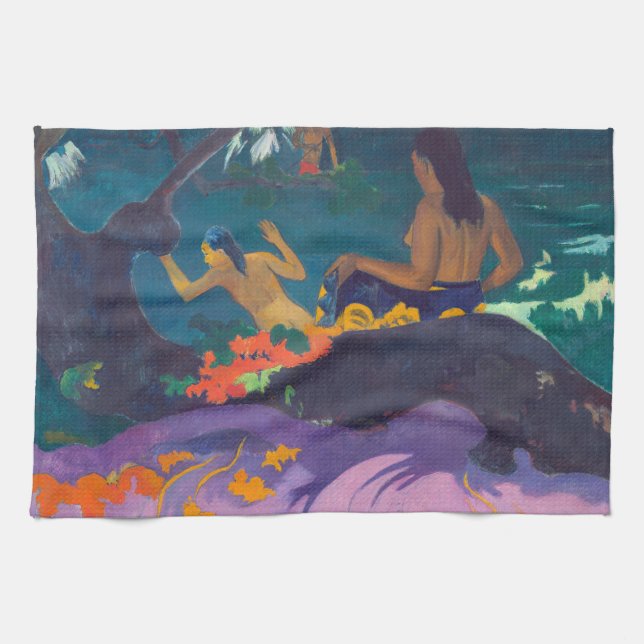 Paul Gauguin - Am Meer / Fatata te Miti Geschirrtuch (Horizontal)