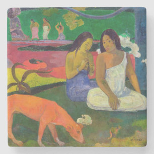 Paul Gauguin   Arearea (der rote Hund), 1892 Steinuntersetzer