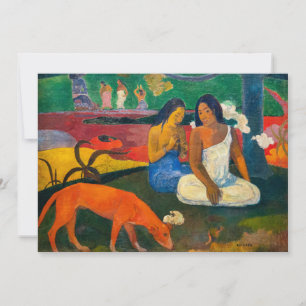 Paul Gauguin - Arearea / Der Rote Hund Einladung