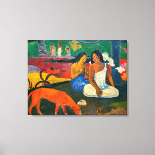 Paul Gauguin - Arearea / Der Rote Hund Leinwanddruck