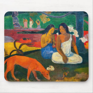 Paul Gauguin - Arearea / Der Rote Hund Mousepad