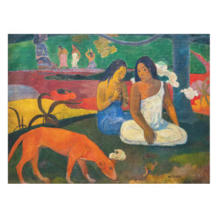 Paul Gauguin - Arearea / Der Rote Hund Tischdecke