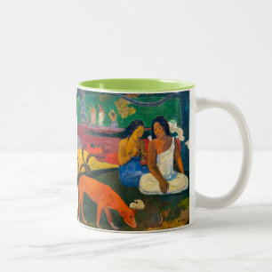 Paul Gauguin - Arearea / Der Rote Hund Zweifarbige Tasse