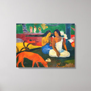 Paul Gauguin - Arearea / The Red Dog Leinwanddruck