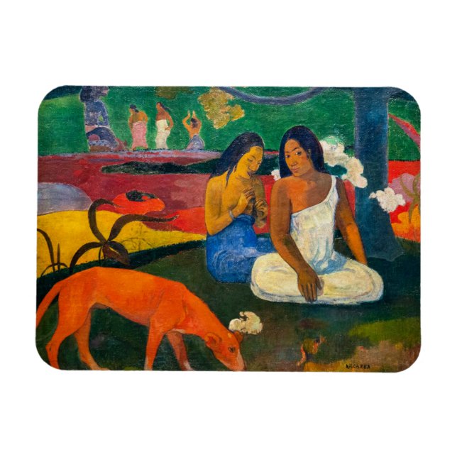 Paul Gauguin - Arearea / The Red Dog Magnet (Horizontal)