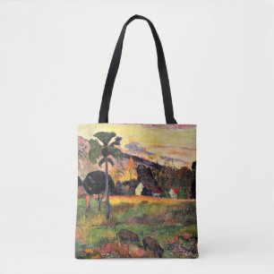 Paul Gauguin art: Komm her, Road in Tahiti, Tasche