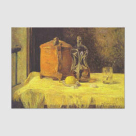 Paul Gauguin, "At the Window" Gemälde Seidenpapier