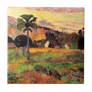 Paul Gauguin berühmtes Bild, Komm her, Fliese