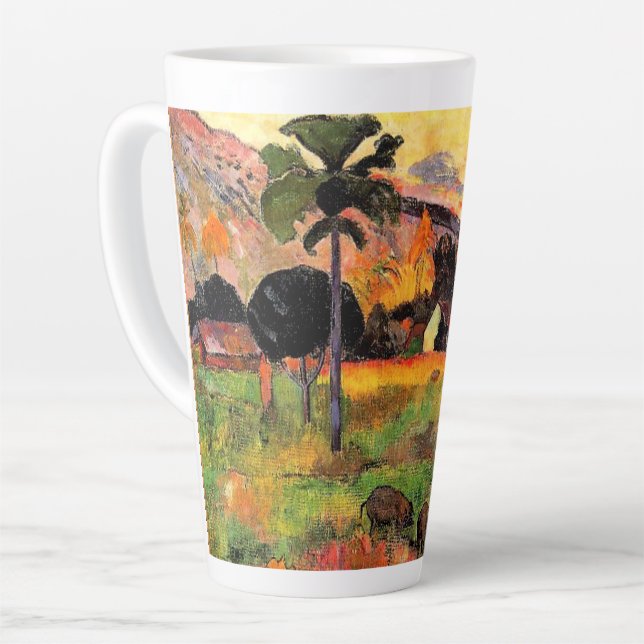 Paul Gauguin berühmtes Bild, Komm her, Milchtasse (Linke Ecke)