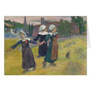 Paul Gauguin Breton Girls Dancing, Pont-Aven, 18