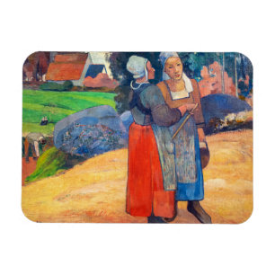 Paul Gauguin - Bretonische Bäuerinnen Magnet